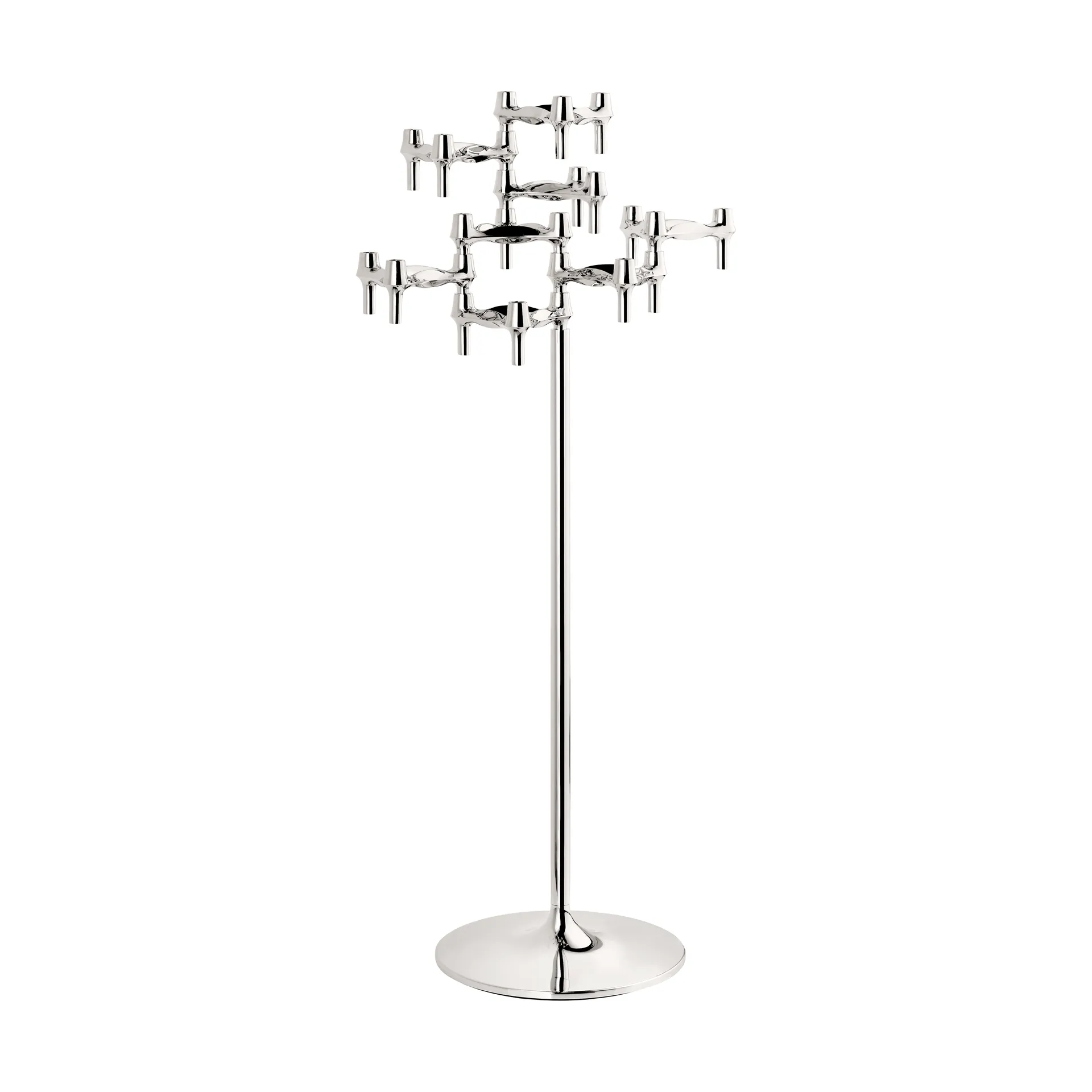 Candelabro de pie STOFF Nagel 70 cm, Chrome STOFF Nagel