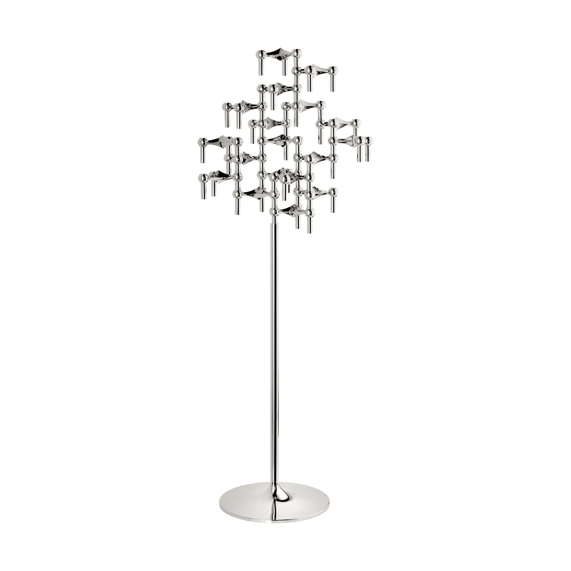 Candelabro de pie STOFF Nagel 70 cm, Chrome STOFF Nagel