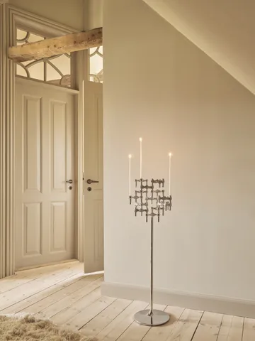 Candelabro de pie STOFF Nagel 70 cm - Chrome - STOFF Nagel