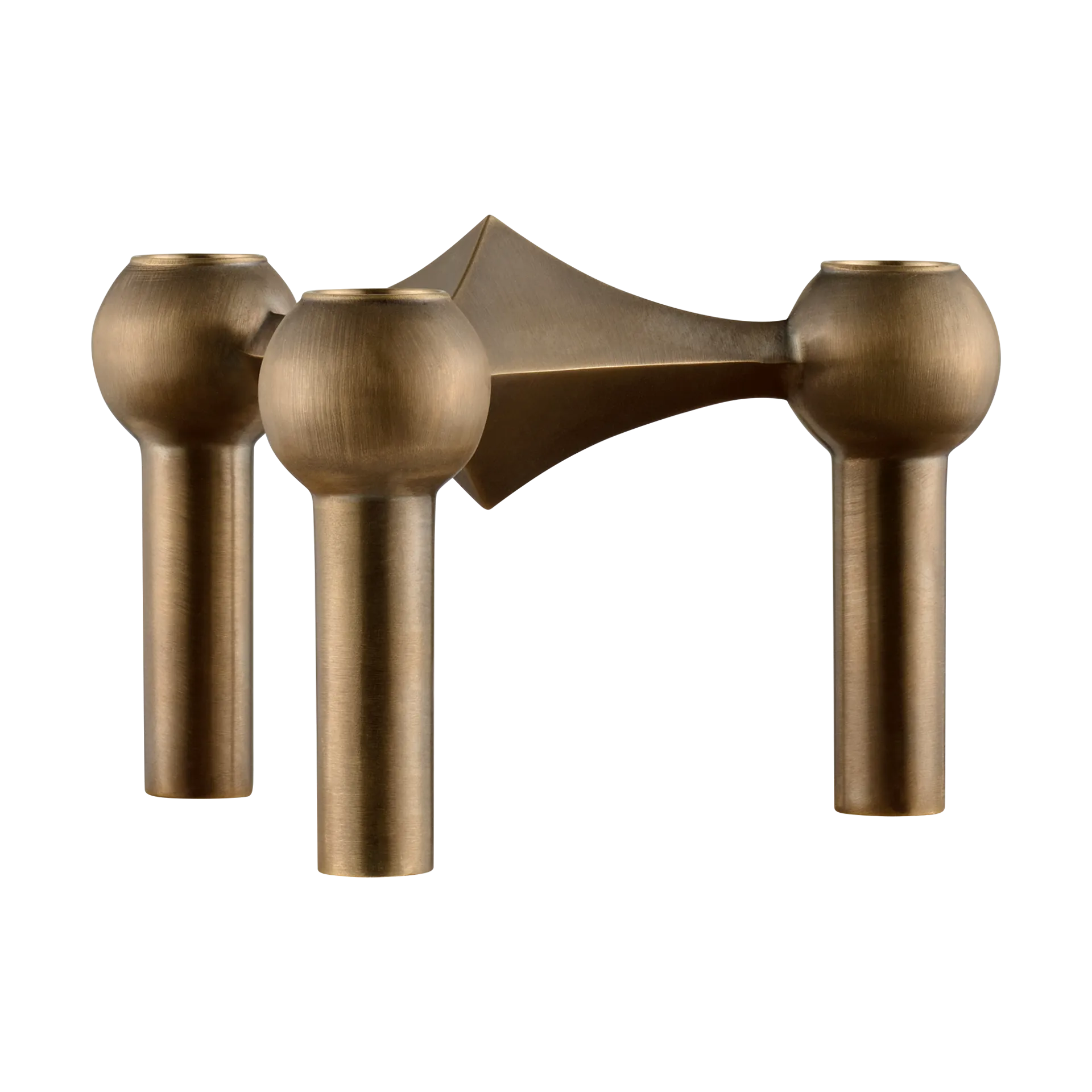 Candelabro Nagel, Bronzed brass STOFF Nagel