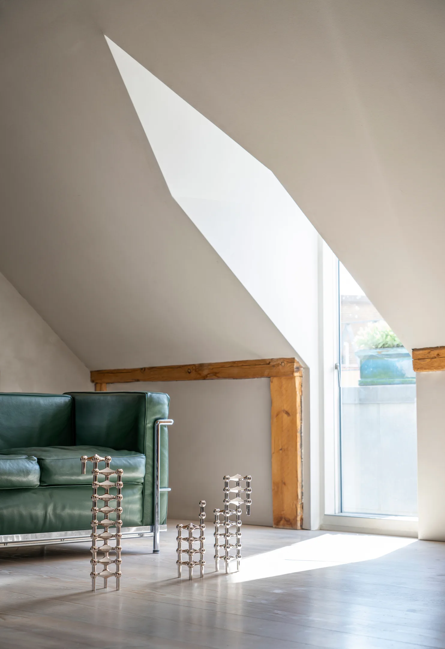 Candelabro Nagel, cromo STOFF Nagel