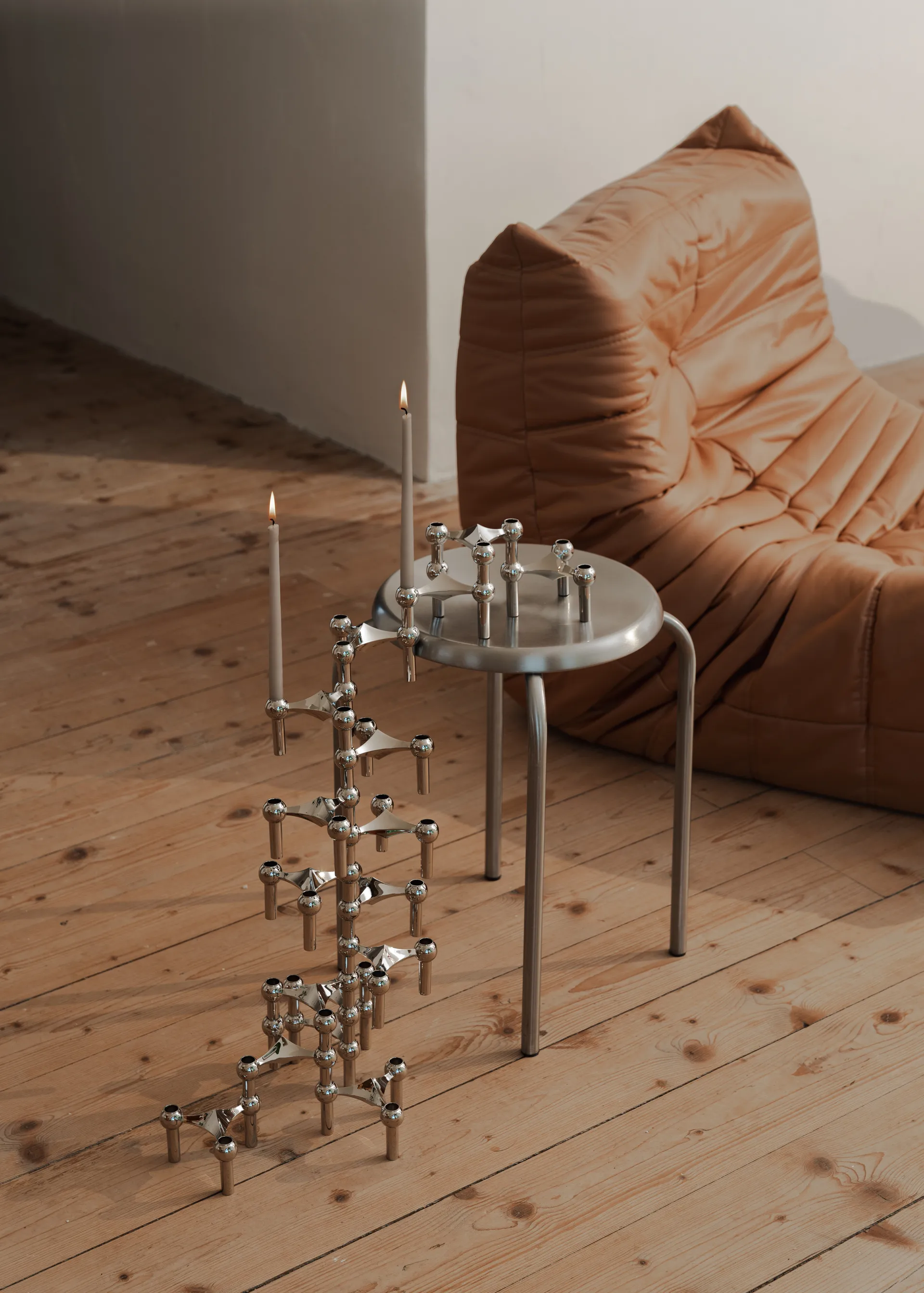 Candelabro Nagel, cromo STOFF Nagel