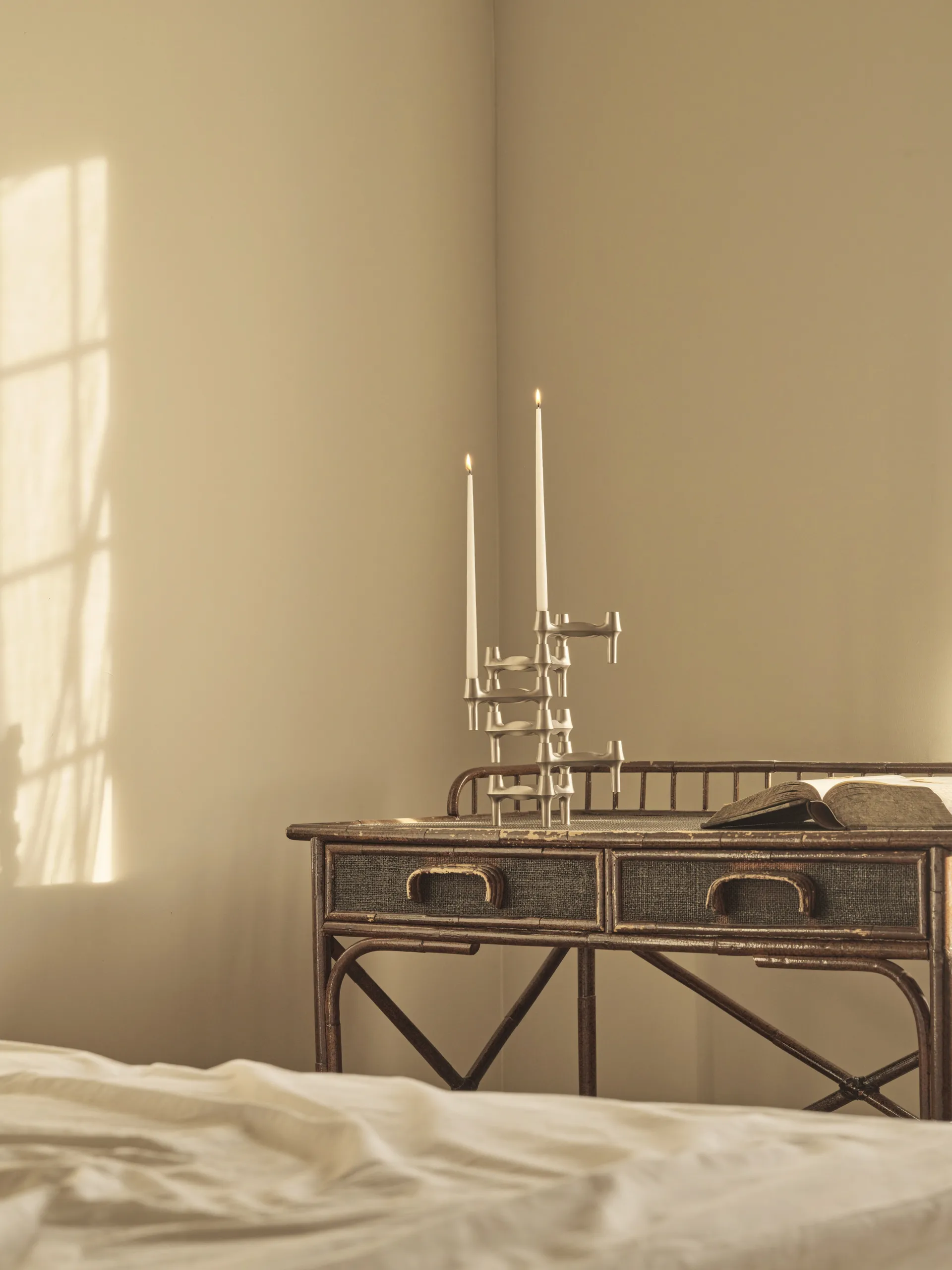 Candelabro STOFF Nagel BMF, Cromo cepillado STOFF Nagel