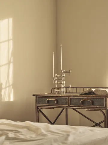 Candelabro STOFF Nagel BMF - Cromo cepillado - STOFF Nagel