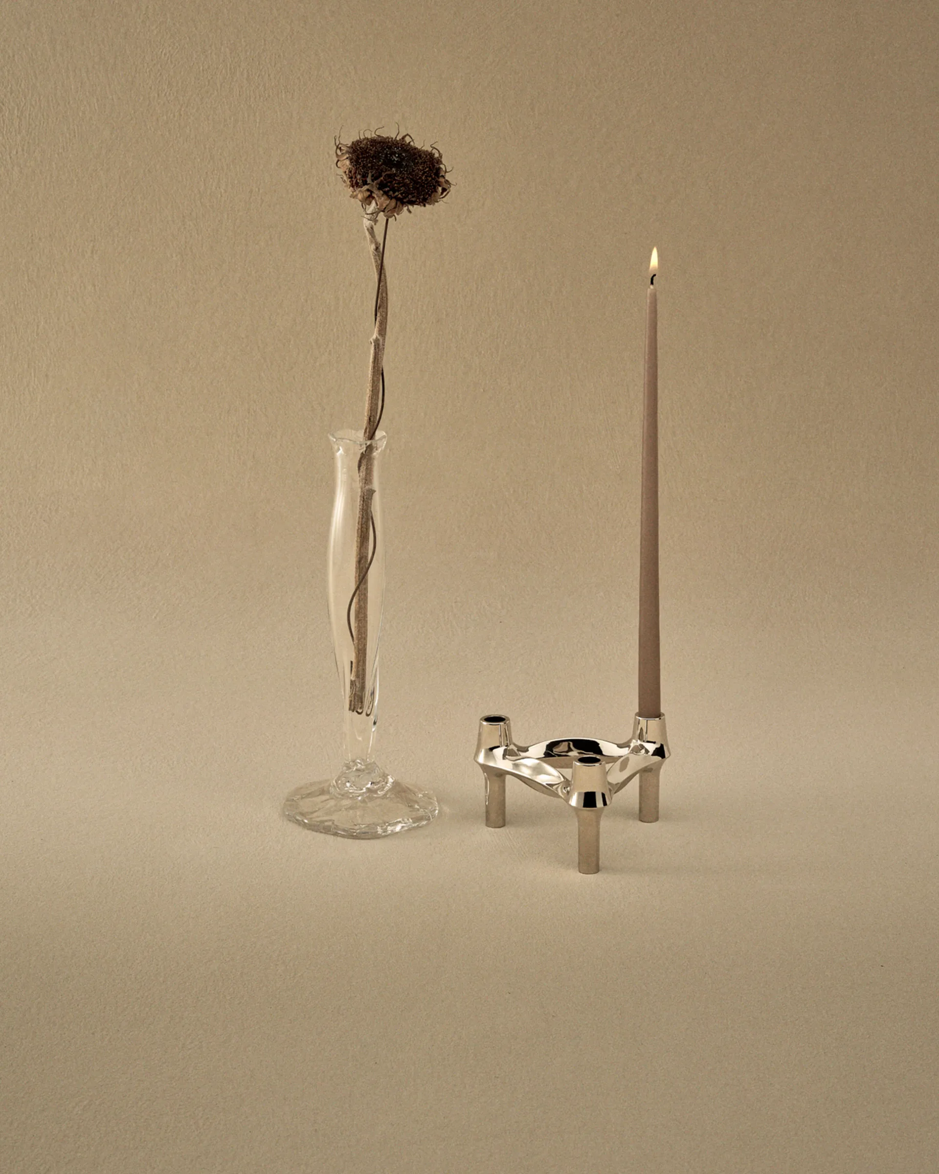 Candelabro STOFF Nagel BMF, cromo STOFF Nagel