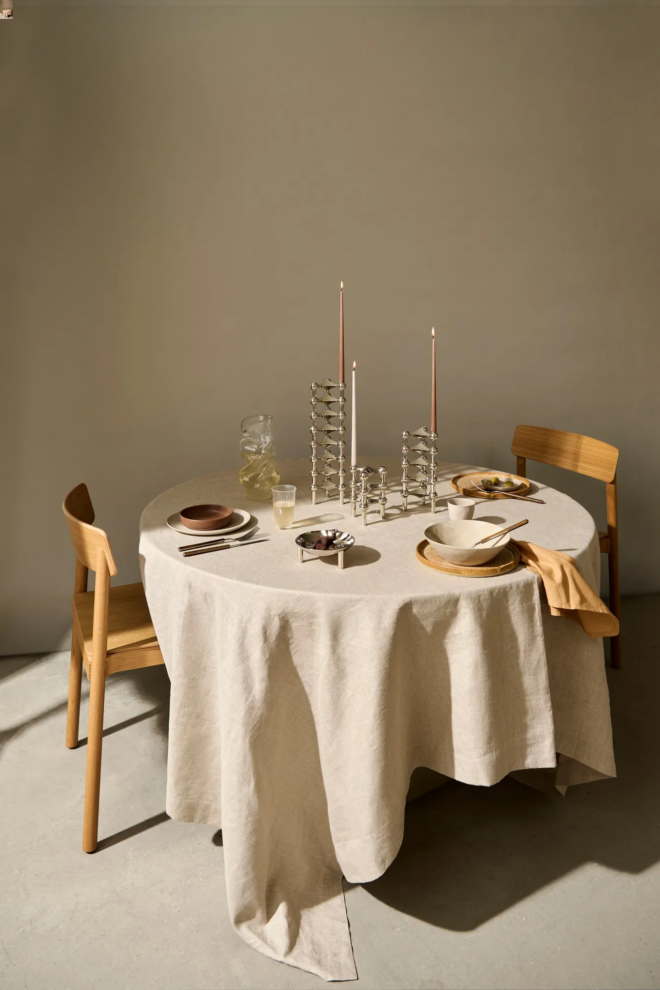 Candelabro STOFF Nagel paquete de 6 - Cromo,  STOFF Nagel