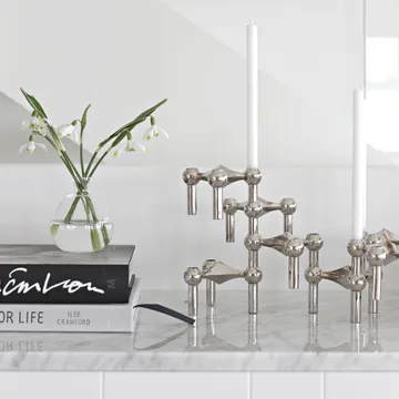 Candelabro STOFF Nagel paquete de 6 - Cromo - STOFF Nagel