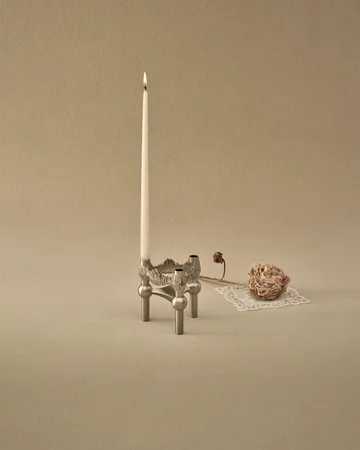 Candelabro STOFF Nagel Quist - Cromo cepillado - STOFF Nagel