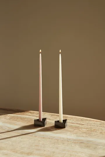 Candelabro STOFF Nagel reflect small 2,7 cm - negro cromo - STOFF Nagel