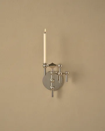 Portavelas de pared STOFF Nagel - Chrome - STOFF Nagel