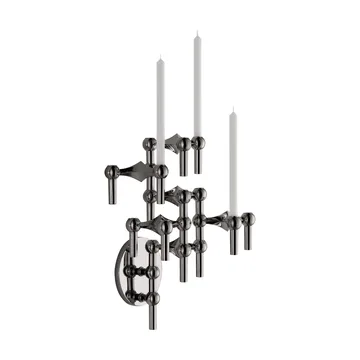 Portavelas de pared STOFF Nagel - Cromo negro - STOFF Nagel