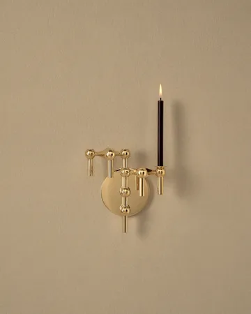 Portavelas de pared STOFF Nagel - Latón - STOFF Nagel