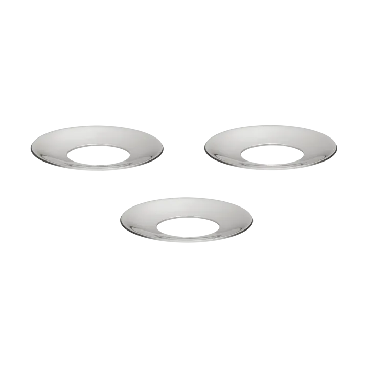 Protectores de vela STOFF Nagel 3-pack - Cromo - STOFF Nagel