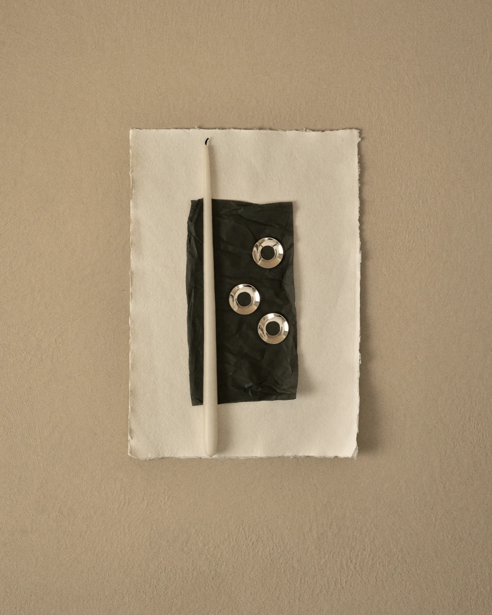 Protectores de vela STOFF Nagel 3-pack, Cromo STOFF Nagel