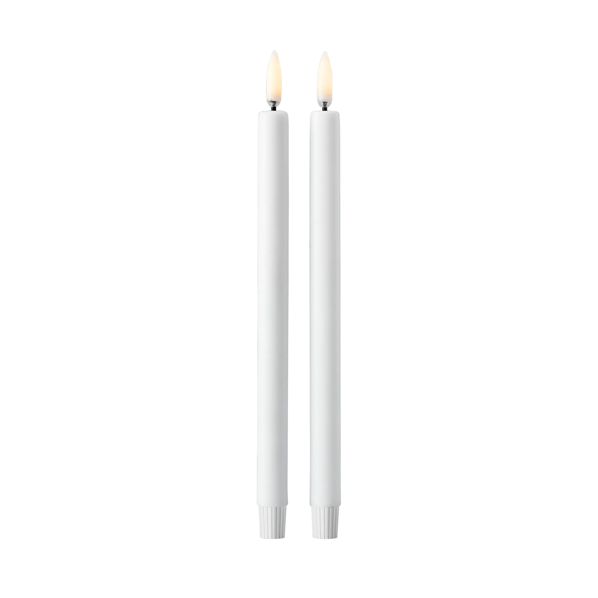 Set de 2 Velas LED STOFF Nagel Uyuni Lighting, blanco STOFF Nagel