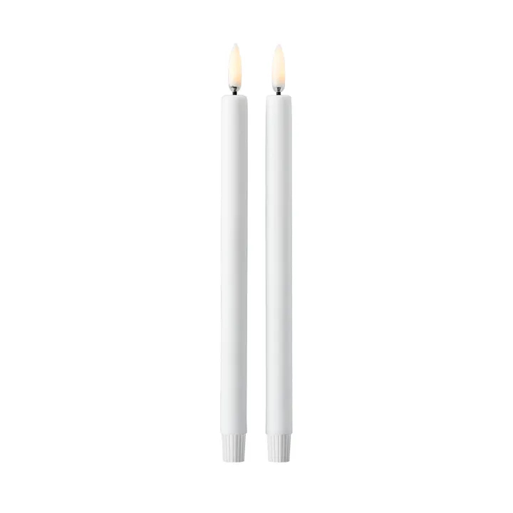 Set de 2 Velas LED STOFF Nagel Uyuni Lighting - blanco - STOFF Nagel