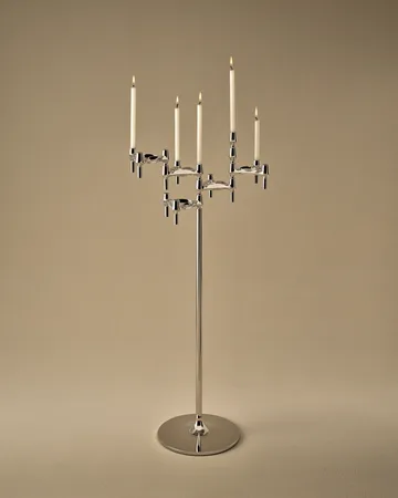 Set de 3 candelabros STOFF Nagel BMF - cromo - STOFF Nagel