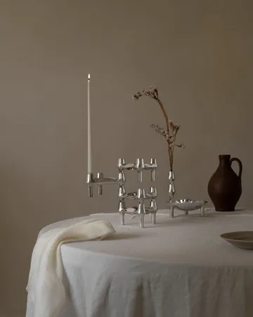Set de 3 candelabros STOFF Nagel BMF - cromo - STOFF Nagel