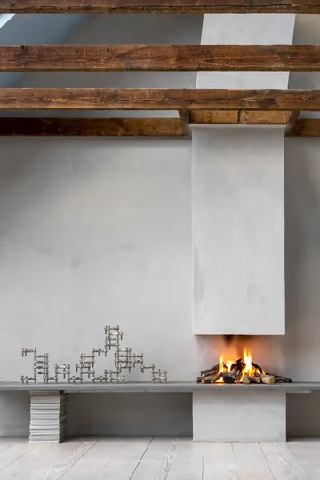 Set de 3 candelabros STOFF Nagel BMF - cromo - STOFF Nagel