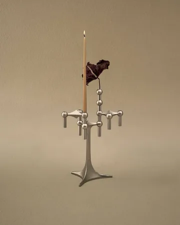 Soporte STOFF Nagel - Cromo cepillado - STOFF Nagel