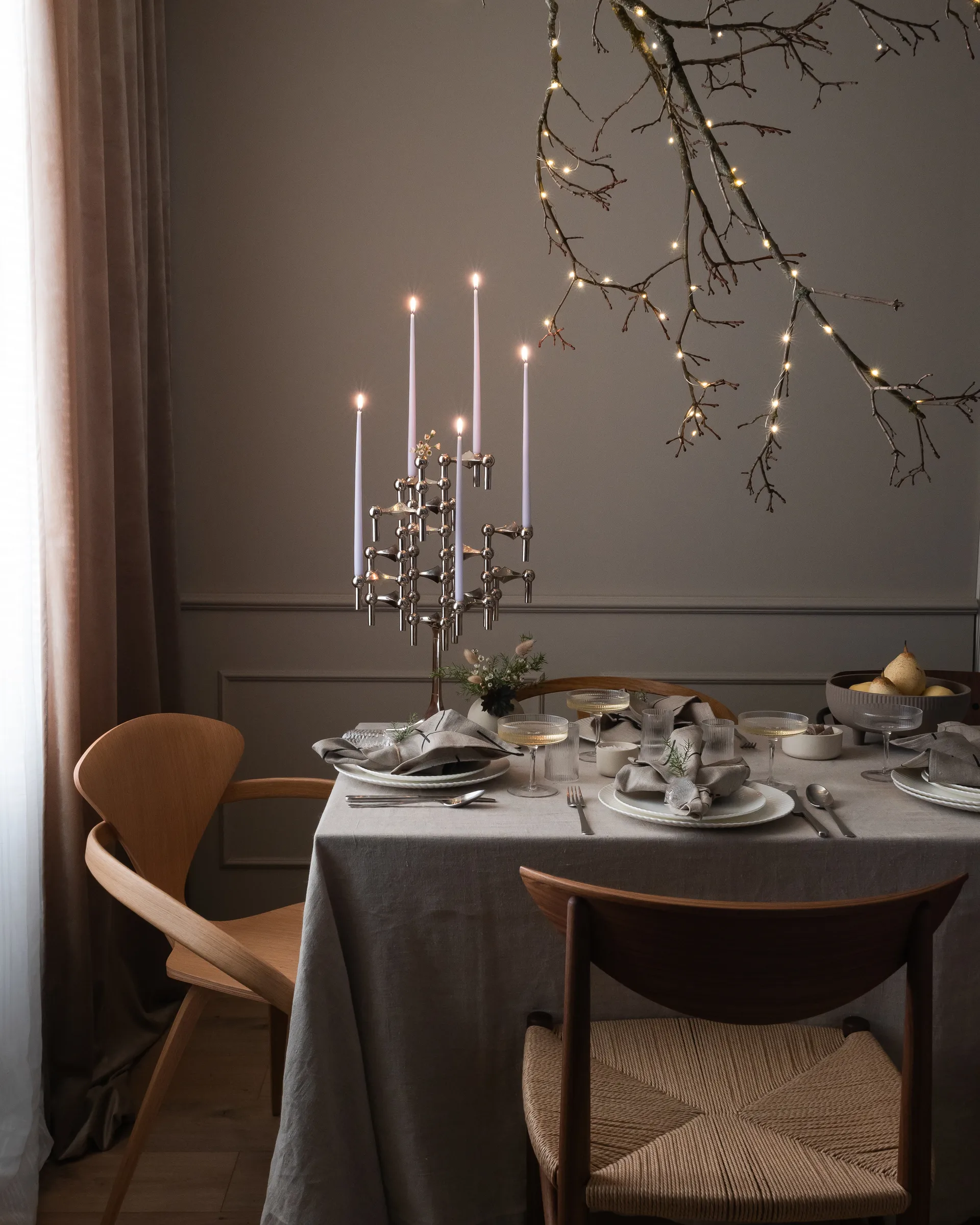 Soporte STOFF Nagel, cromo STOFF Nagel