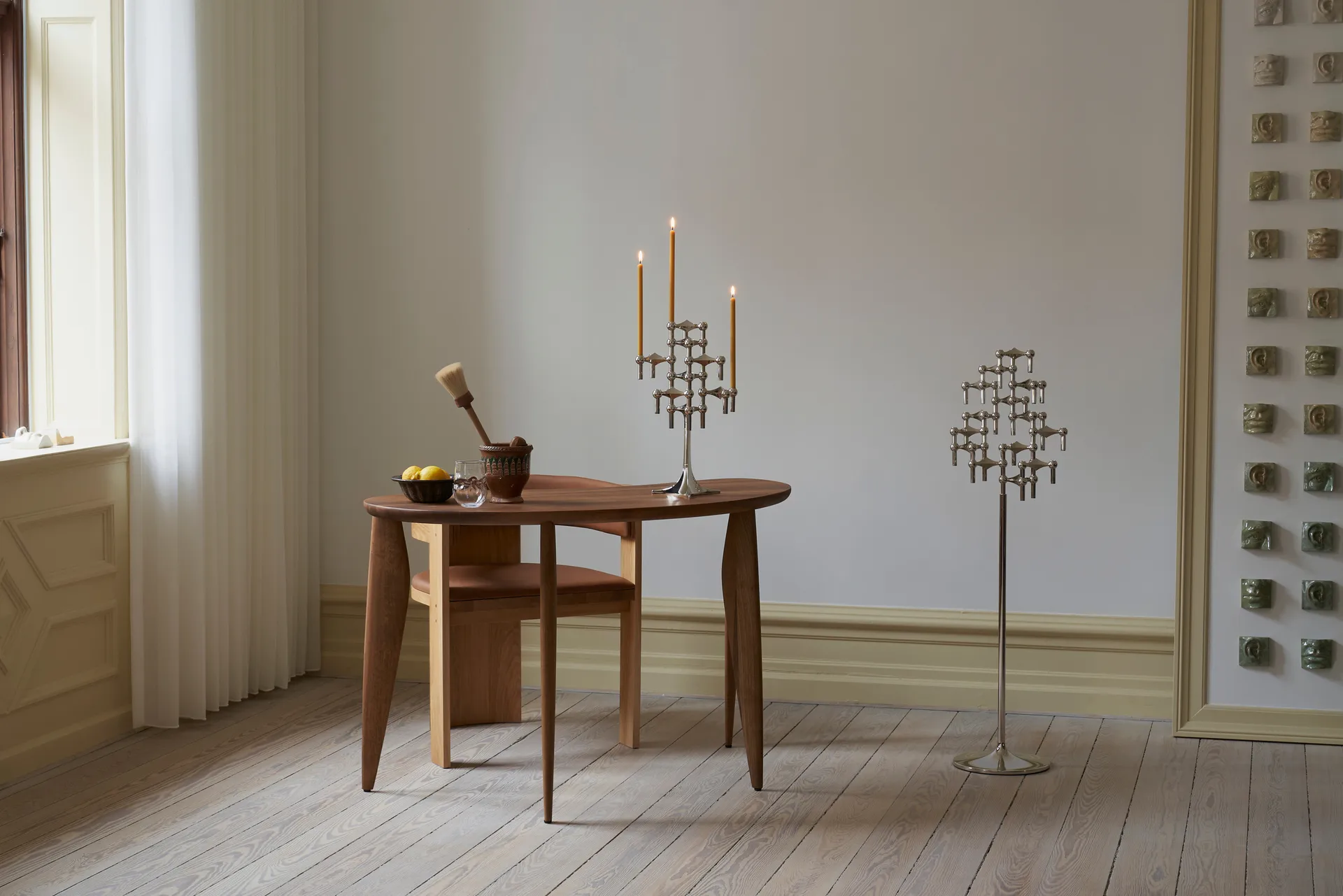 Soporte STOFF Nagel, cromo STOFF Nagel