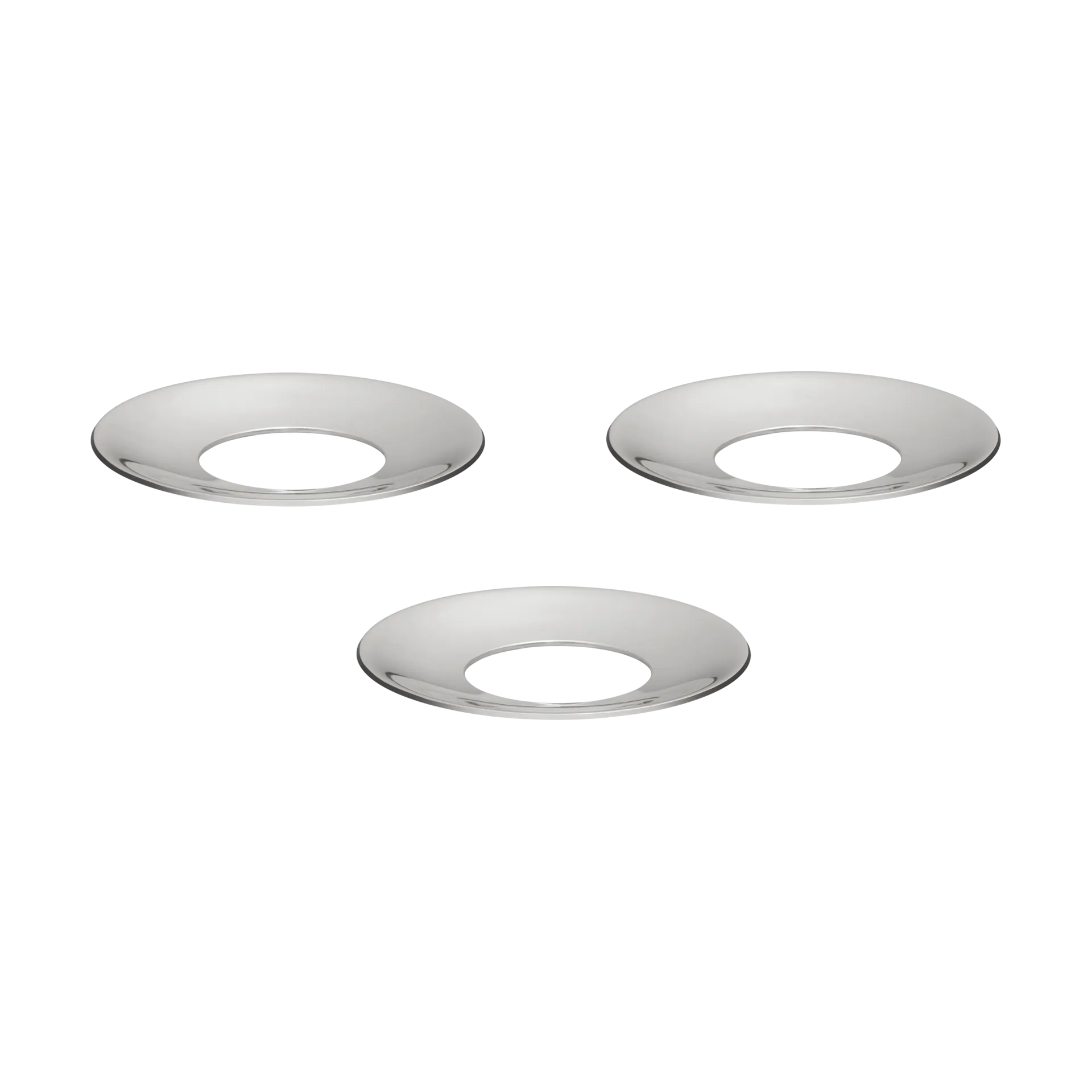 Protectores de vela STOFF Nagel 3-pack, Cromo STOFF