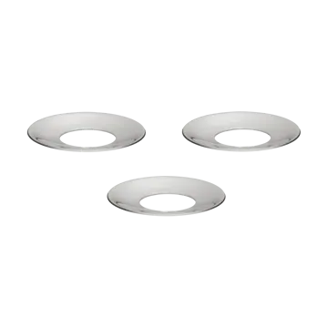 Protectores de vela STOFF Nagel 3-pack - Cromo - STOFF