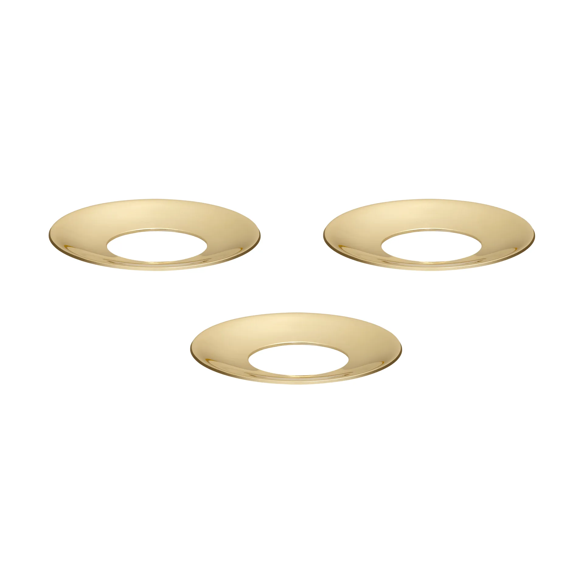 Protectores de vela STOFF Nagel 3-pack, Latón cepillado STOFF