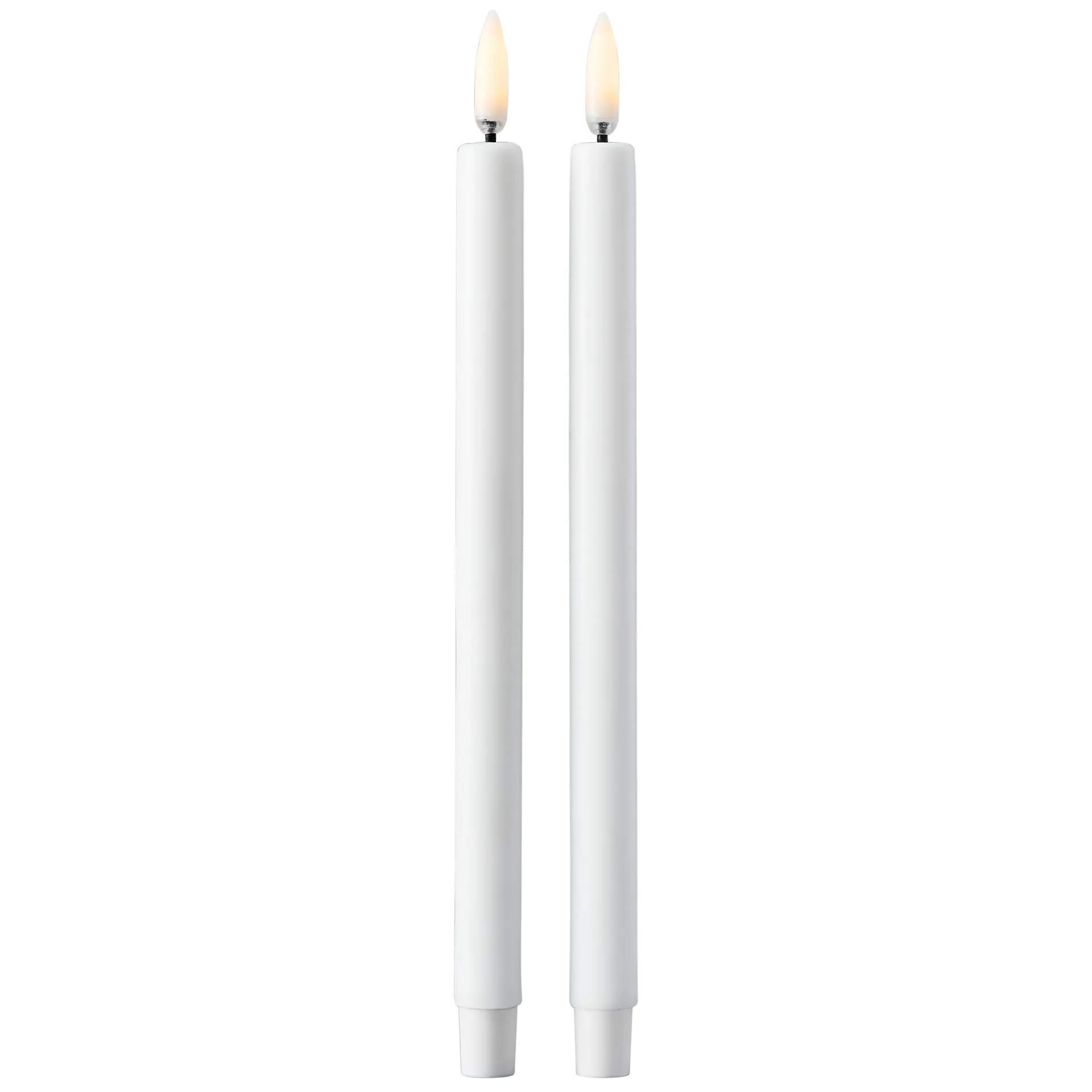Set de 2 Velas LED STOFF Uyuni Lighting, blanco STOFF