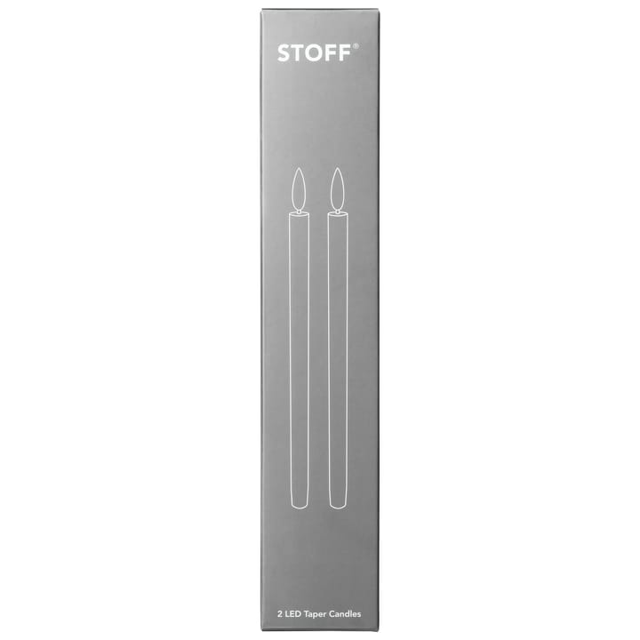 Set de 2 Velas LED STOFF Uyuni Lighting - blanco - STOFF