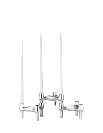 Set de 3 candelabros STOFF Nagel BMF - cromo - STOFF