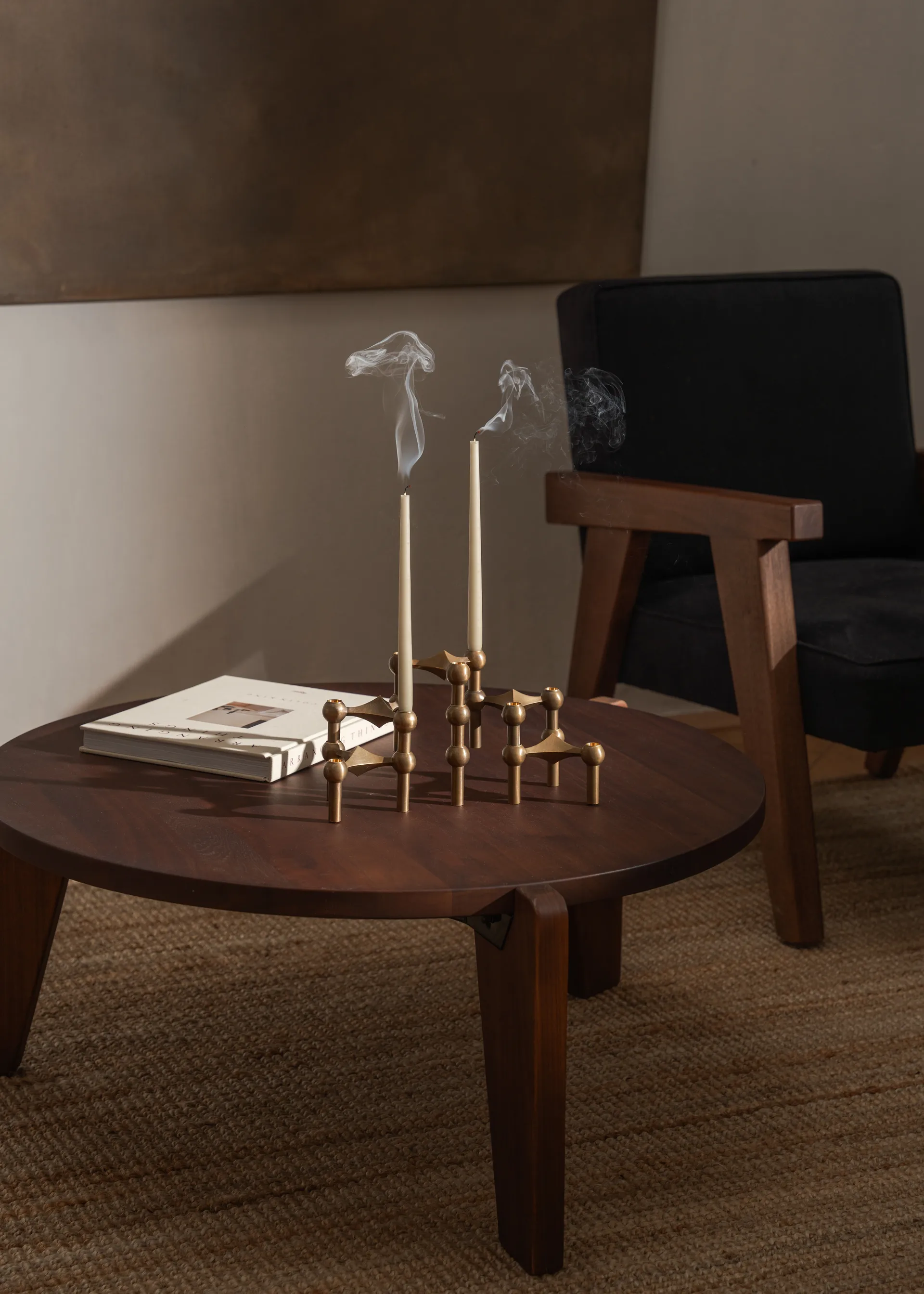 Velas STOFF ester & erik large 4-pack, Off-white STOFF