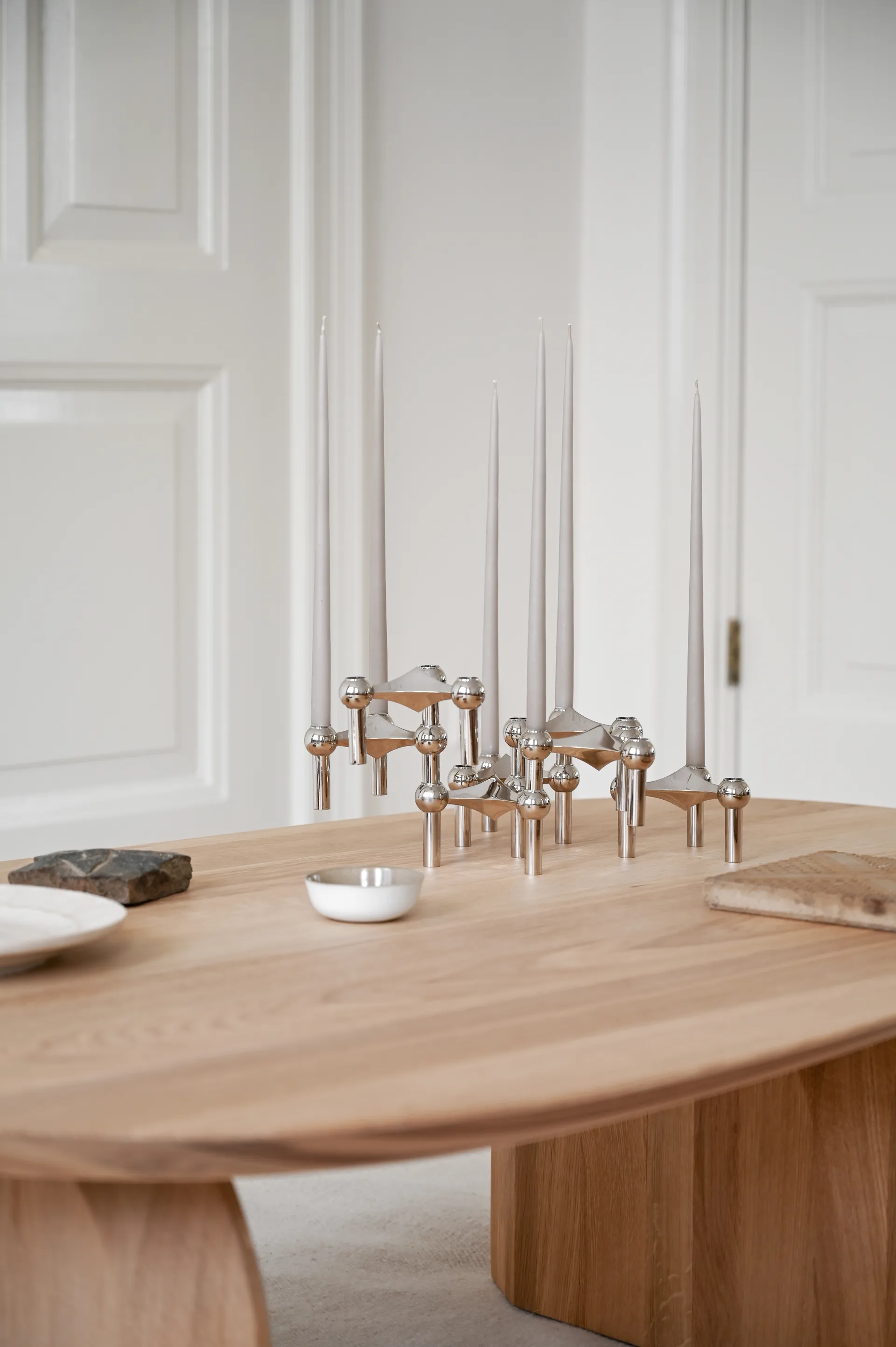 Velas STOFF ester & erik large 4-pack, Sand STOFF