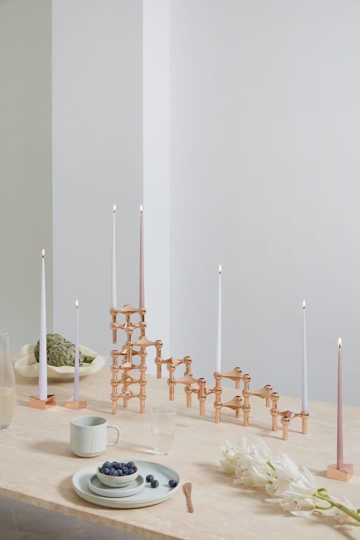 Velas STOFF ester & erik large 4-pack, White STOFF