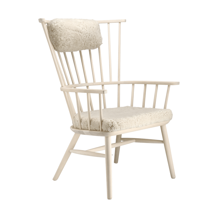 Cojín para sillón Henriette & almohada cervical Aceite blanco-Moonlight Stolab