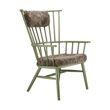 Cojín para sillón Henriette & almohada cervical Verde oliva-Sahara - undefined - Stolab
