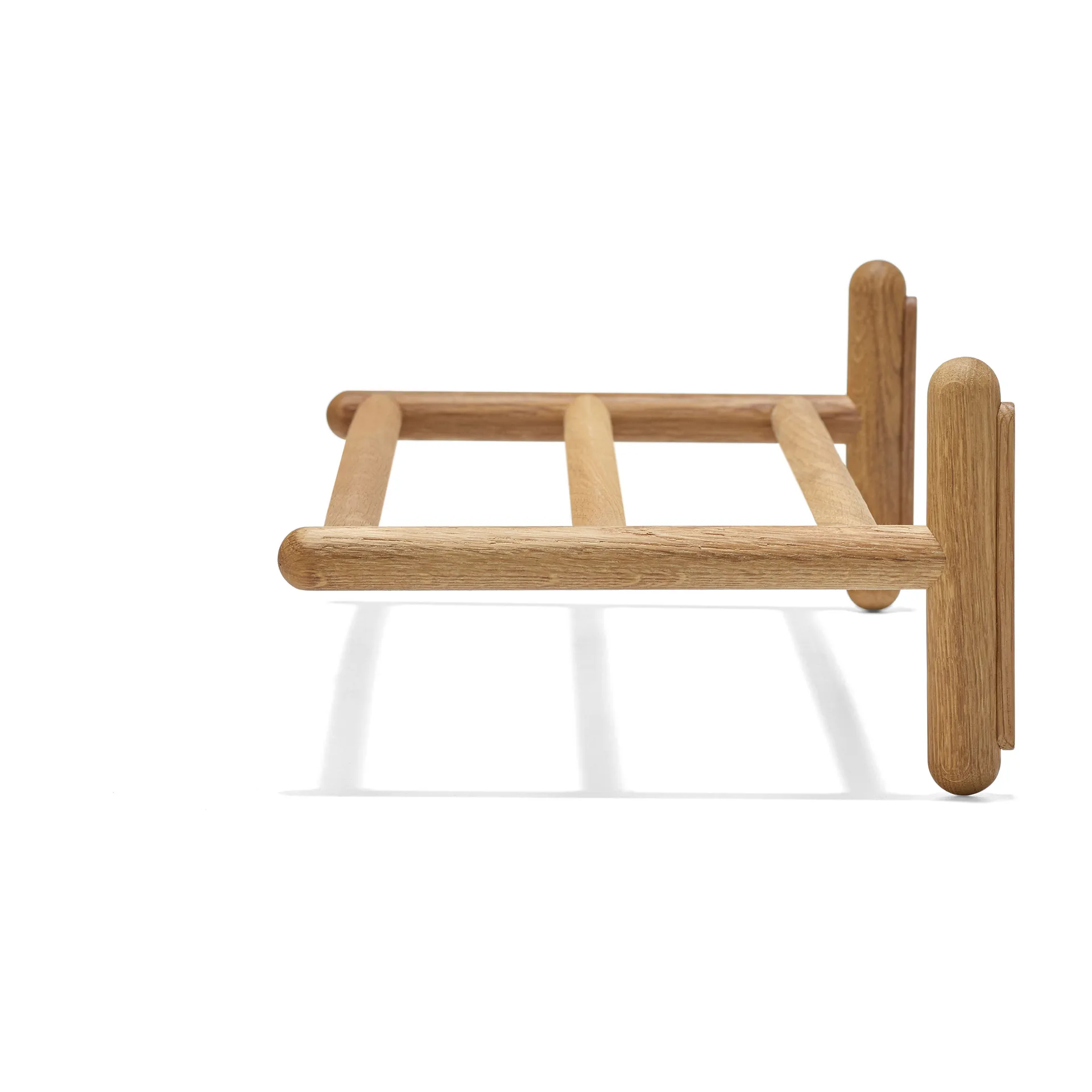 Estante perchero o zapatero Miss Holly 48 cm, Aceite natural Stolab