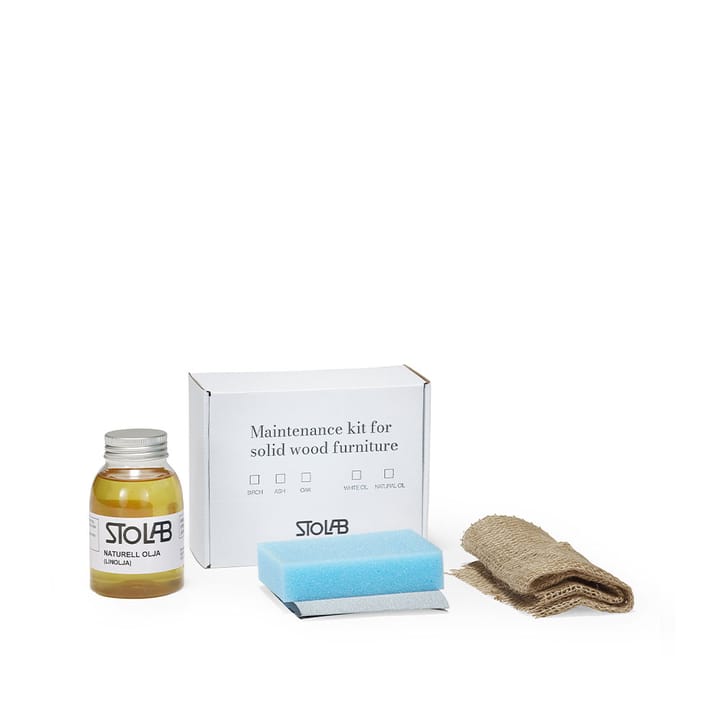 Kit de cuidado Stolab aceite natural 250 ml - Aceitado transparente para fresno, abedul y roble - Stolab