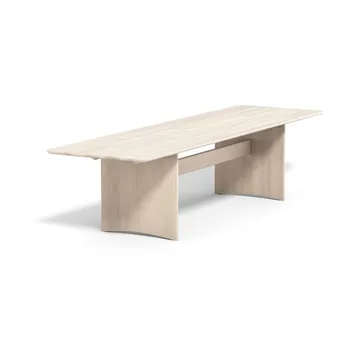 Mesa Alt 320x110 cm abedul - Barniz mate claro - Stolab