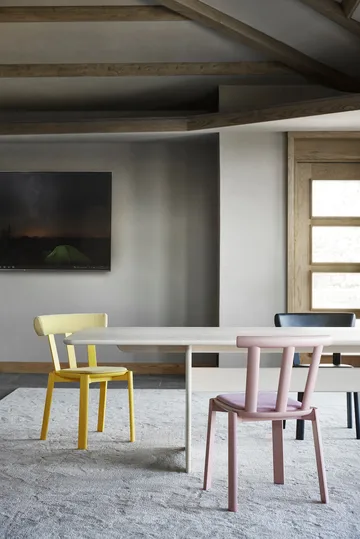 Mesa Alt 320x110 cm abedul - Barniz mate claro - Stolab