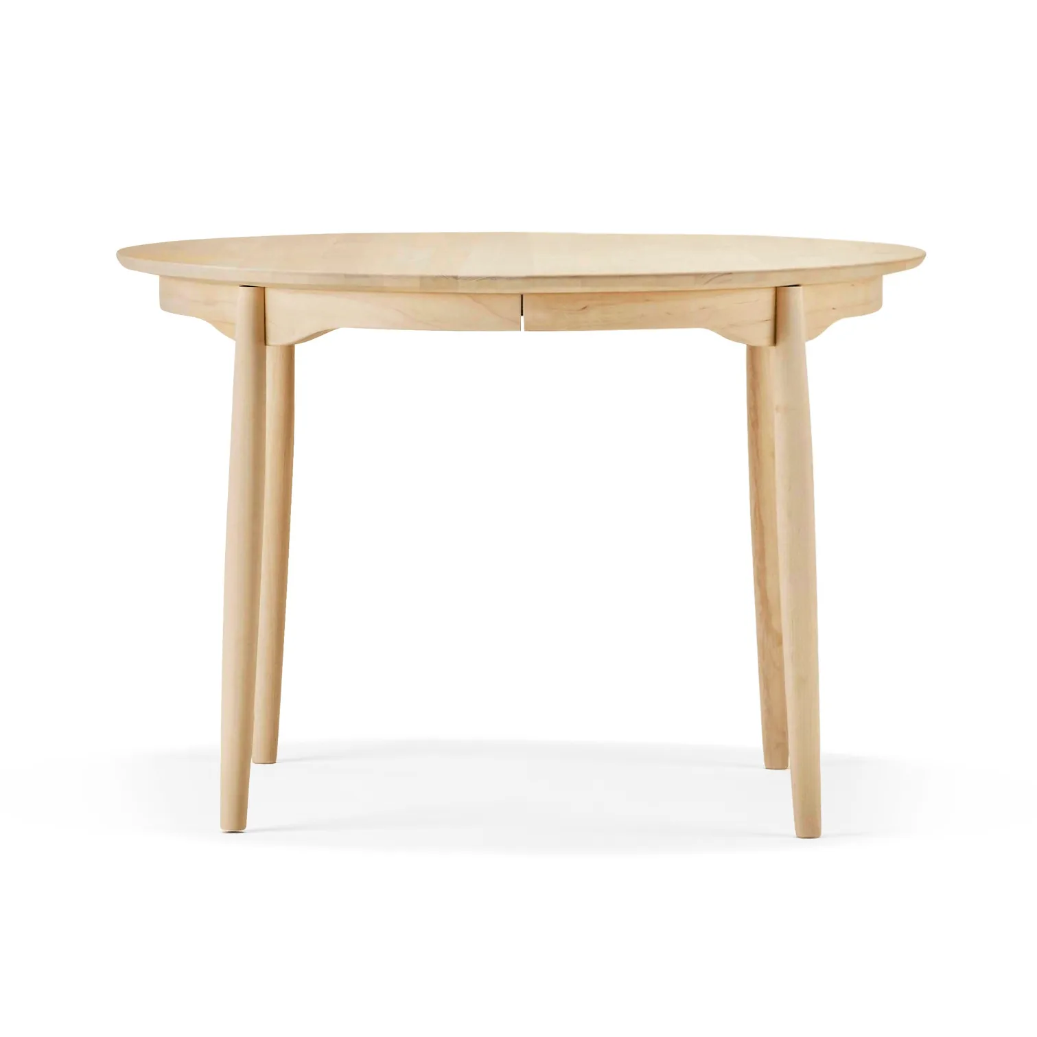 Mesa Carl Ø115, extensible, Abedul acite natural Stolab