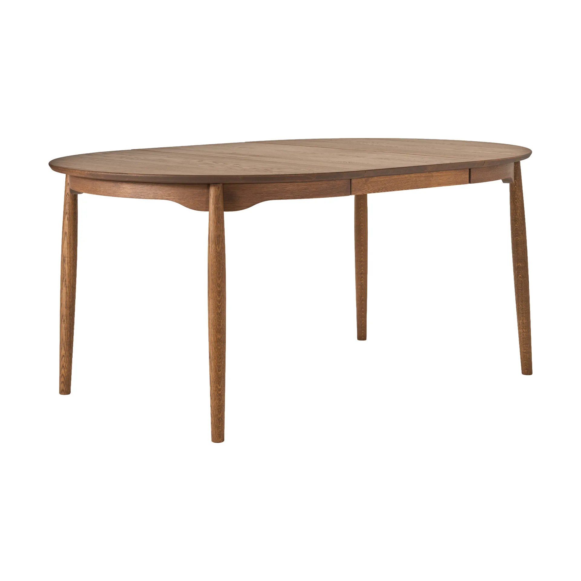 Mesa Carl Ø115, extensible, Chocolat brown aceitado Edición Especial (roble), Ø115 cm Stolab