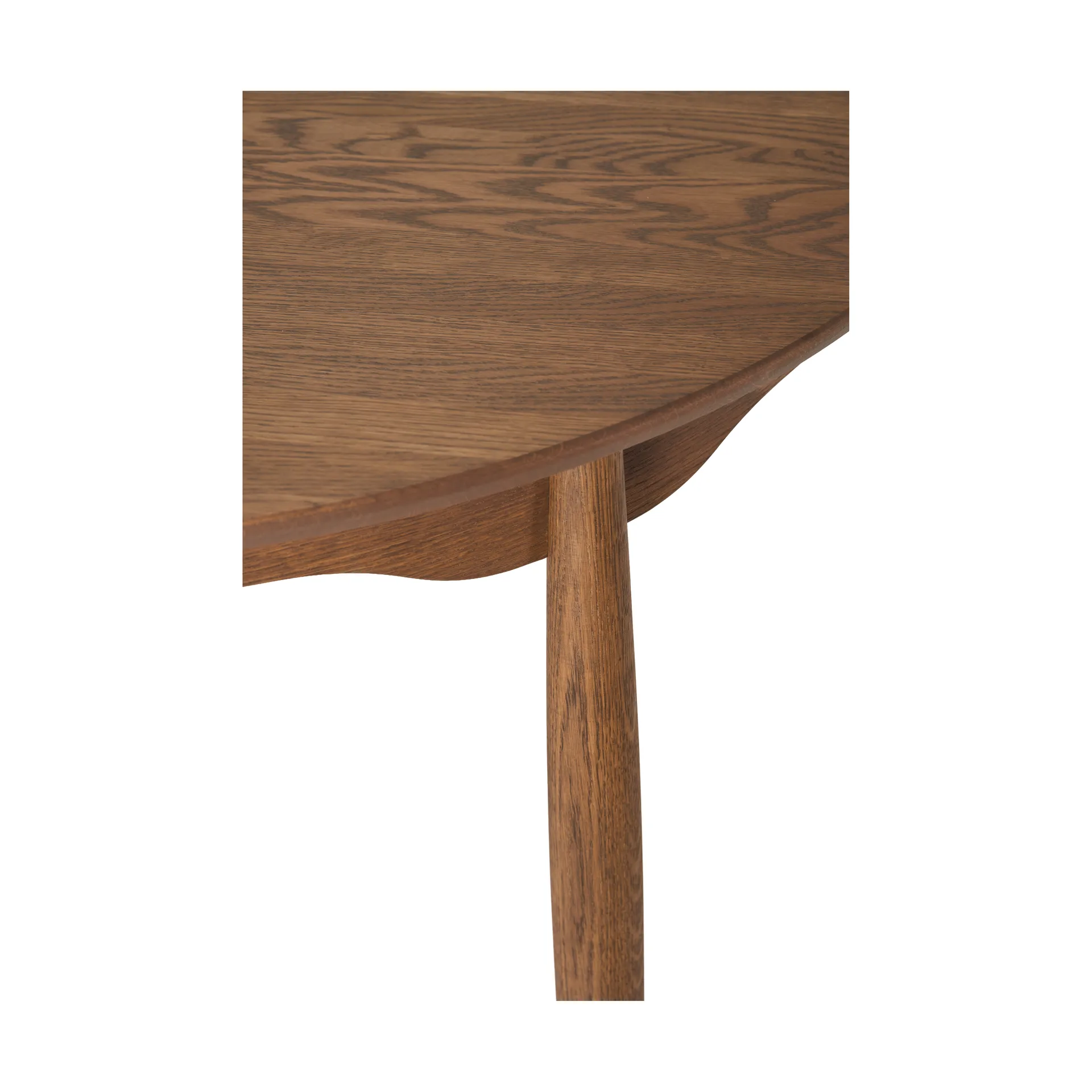 Mesa Carl Ø115, extensible, Chocolat brown aceitado Edición Especial (roble), Ø115 cm Stolab