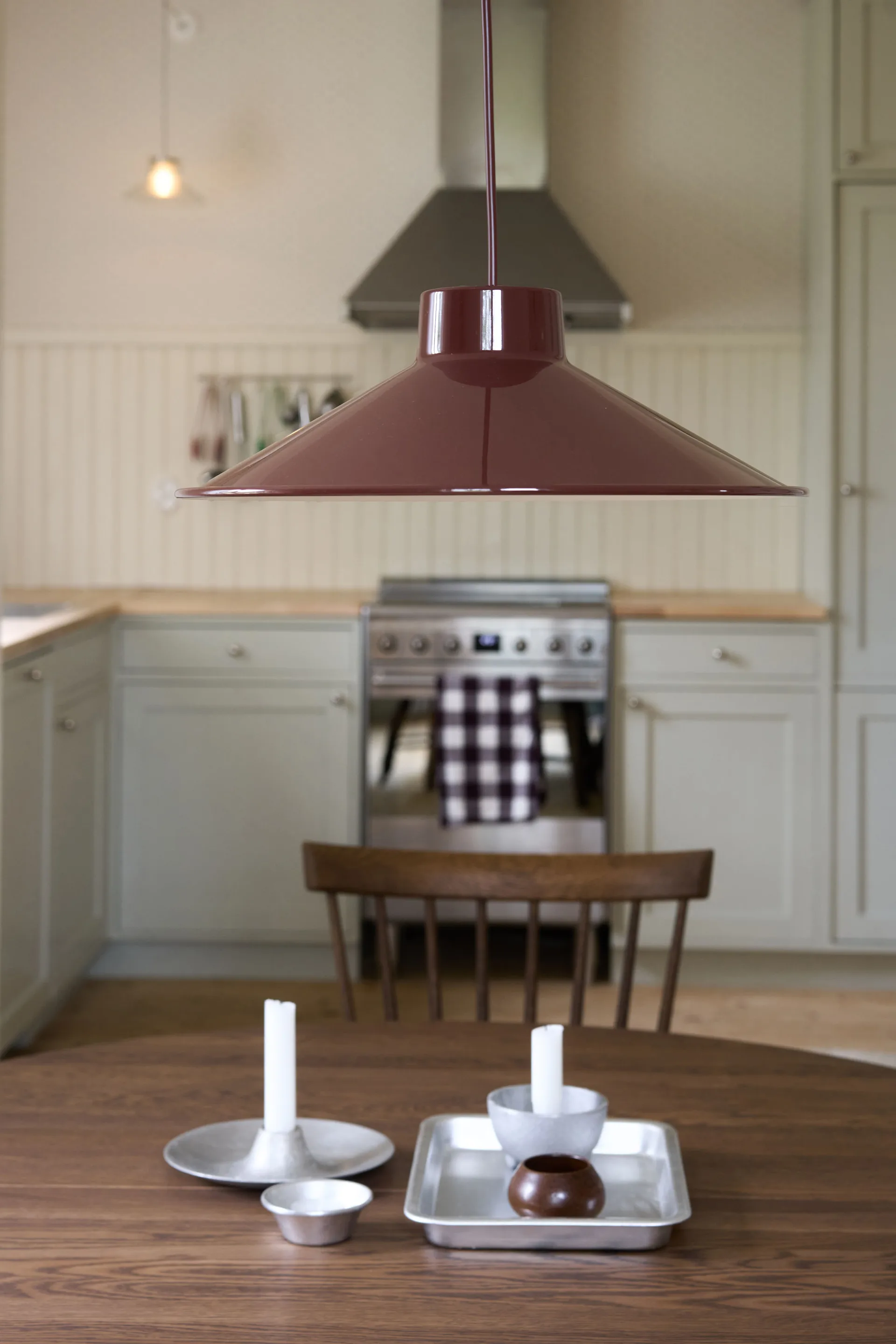 Mesa Carl Ø115, extensible, Chocolat brown aceitado Edición Especial (roble), Ø115 cm Stolab