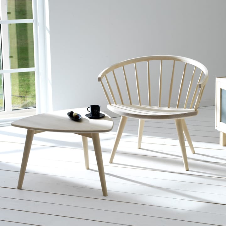 Mesa de centro Yngve, Blanco 21 opaco, altura 40cm Stolab