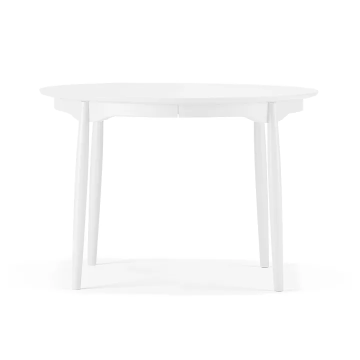 Mesa de comedor Carl extensible - Abedul blanco 21, Ø 115 cm - Stolab