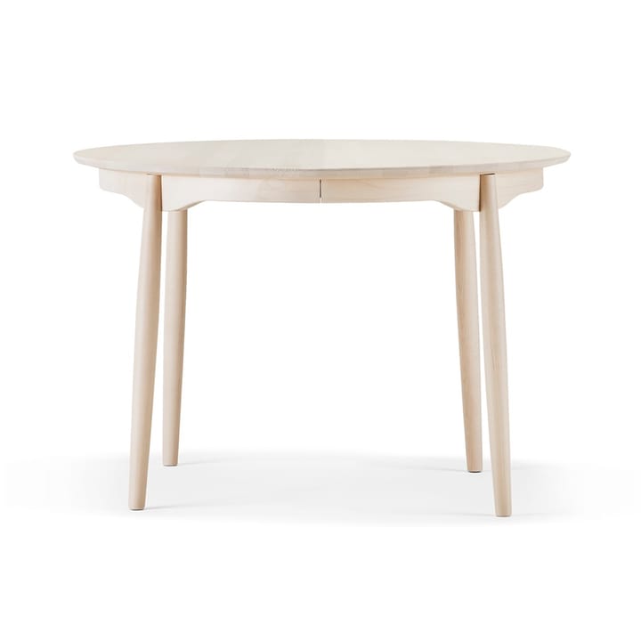 Mesa de comedor Carl tablero fijo (no divisible) Ø115 cm - Abedul laca mate clara - Stolab