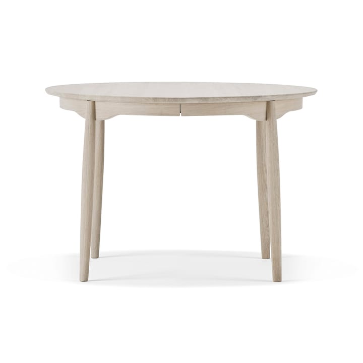 Mesa de comedor Carl tablero fijo (no divisible) Ø115 cm - Roble barniz mate claro - Stolab