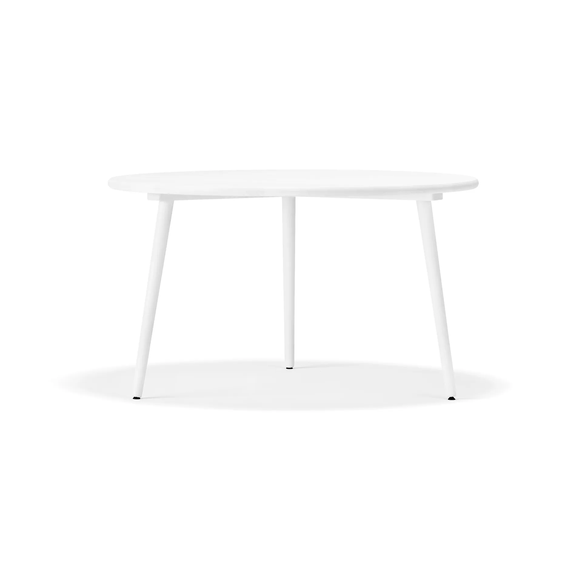 Mesa de comedor Miss Tailor redonda Ø130 cm, blanco 21, tablero fijo Stolab